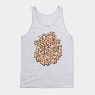 Isometric Mountain Goats Tank Top